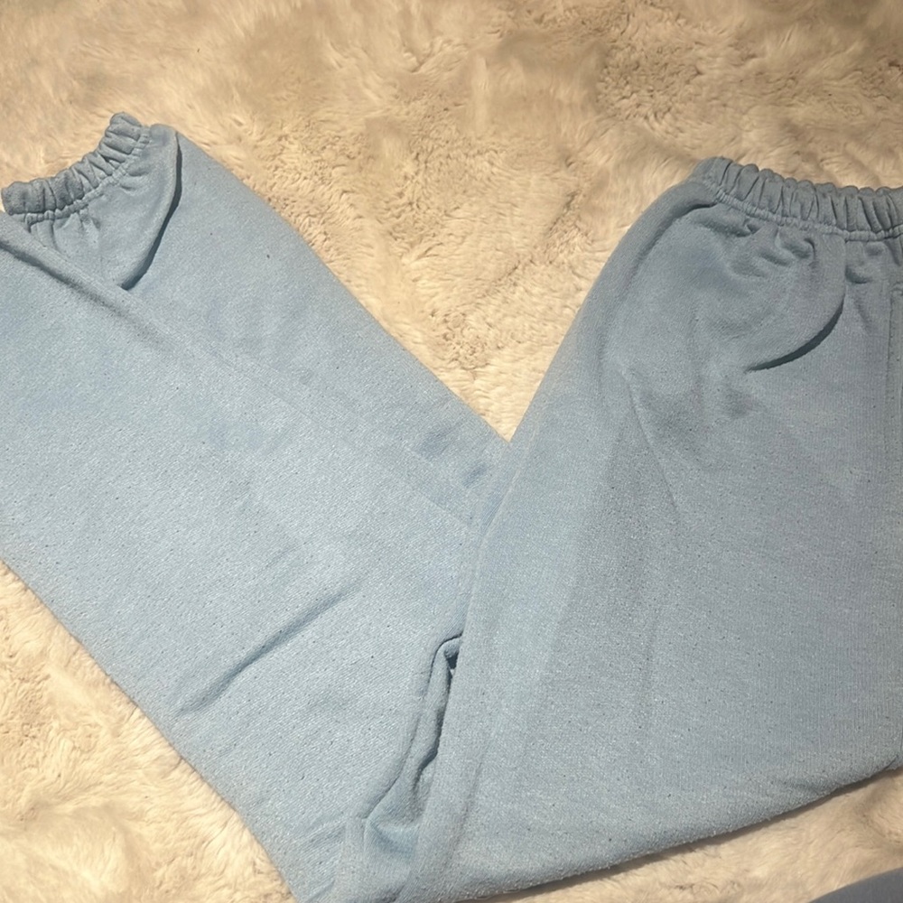 PRETTYLITTLETHING dusty blue sweatpants